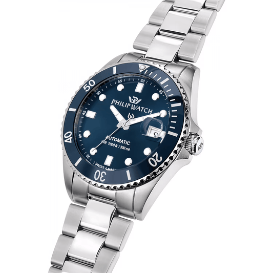 Philip Watch Caribe Automatico Blu R8223216011