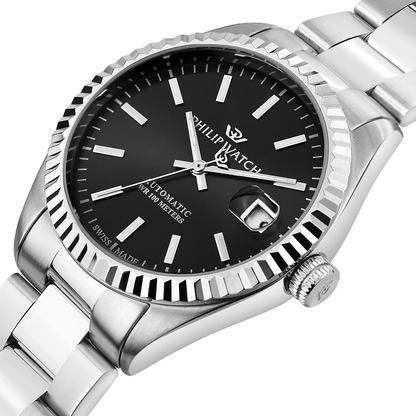 Philip Watch Caribe Automatico Nero 39mm