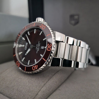 Oris Aquis Date Automatic Swiss Made Marrone 43.5mm – 01 733 7730 4152-07 8 24 05PEB