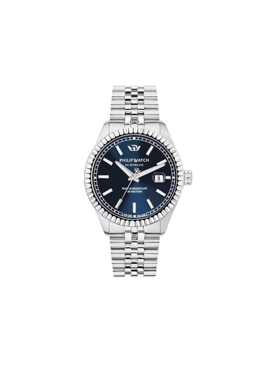 Philip Watch Caribe Automatico Blu R822 data jubilee