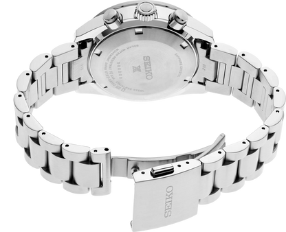 Seiko SSC911 Cronografo Solare Uomo Acciaio Quadrante Argento 41,4mm