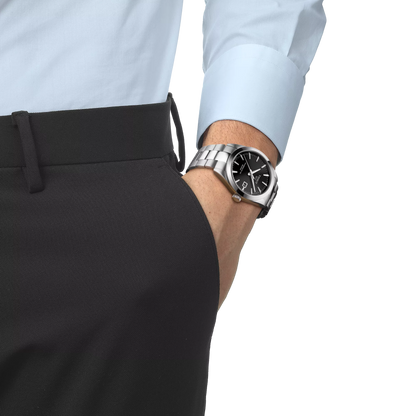 Tissot Gentleman Powermatic 80 Silicium – Automatico Swiss Made, nero, 40mm – T127.407.11.051.00