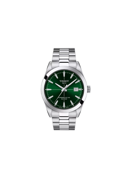 Tissot Gentleman Powermatic 80 – Automatico Swiss Made, verde, 40mm – T127.407.11.091.01