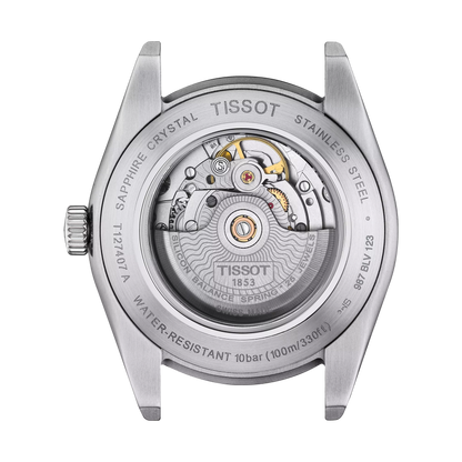 Tissot Gentleman Powermatic 80 Silicium Automatico Swiss Made Azzurro 40mm T127.407.11.351.00