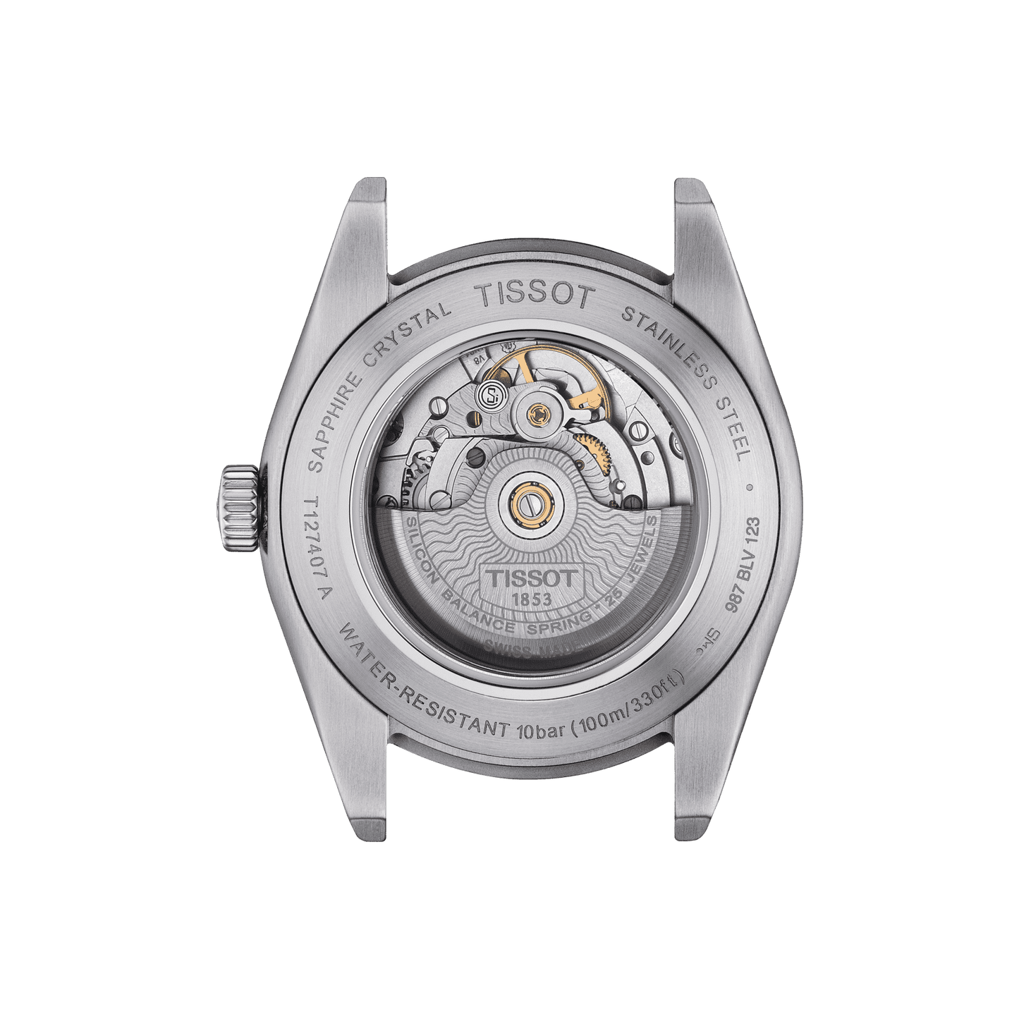 Tissot Gentleman Automatic Swiss Made Silver 40mm – Codice T127.407.16.031.01