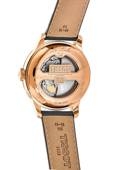 Tissot Le Locle Automatic Swiss Made Nero Oro Rosa 39.3mm Cinturino Pelle – T006.407.36.053.00