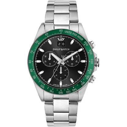 Philip Watch Caribe Sport Cronografo Quarzo R82736 verde