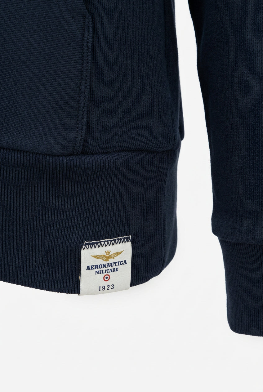Felpa con Cappuccio Aeronautica Militare – Blu Notte