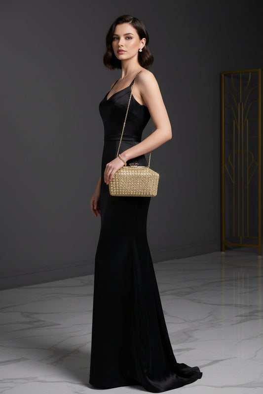 Pochette strass